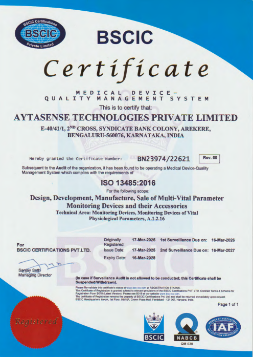 BSCIC Certificate Preview